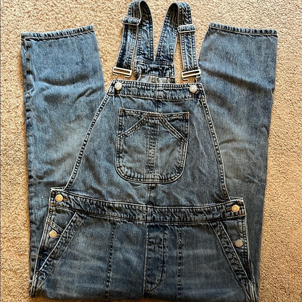 GAP Blue Denim Overalls with Classic Style